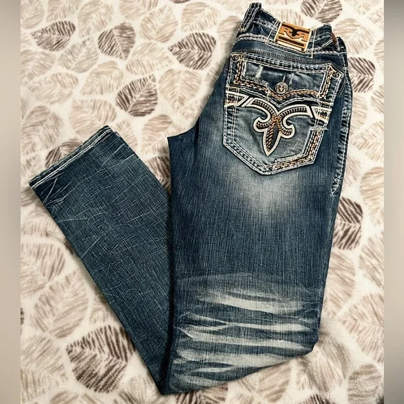 ROCK REVIVAL JEANS SZ 34